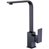 Acl Rosa Swivel Squareline Sink Mixer Matte Black